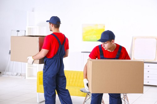 Removal team planning a house move in Westkensington