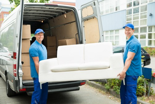 Customer complaint review process with moving service context