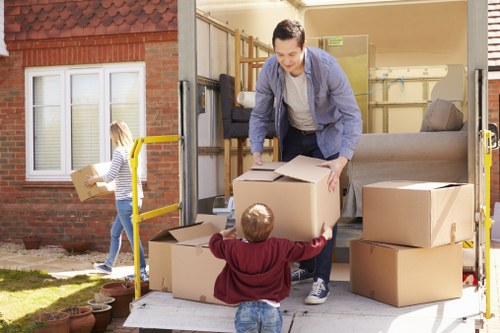 Local commercial moving team planning an office relocation in West Kensington