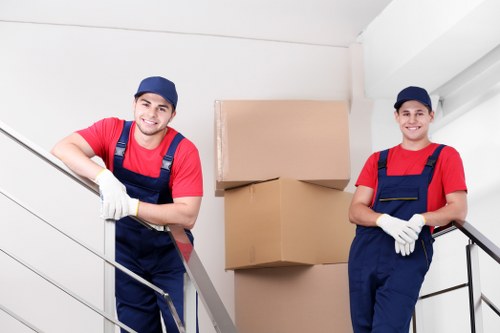 House removalists packing moving boxes in Westkensington