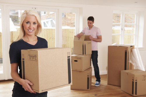 Packing boxes and home moving service in West Kensington