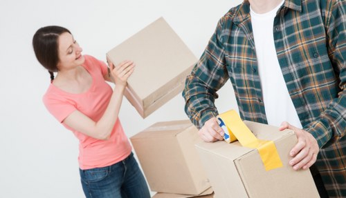 Example moving jobs and cubic-yard pricing for West Kensington properties