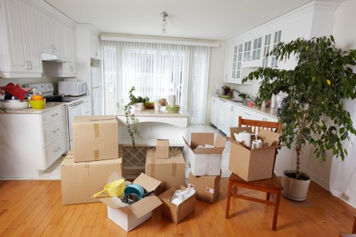 Local removal van used for home and office moves in Westkensington