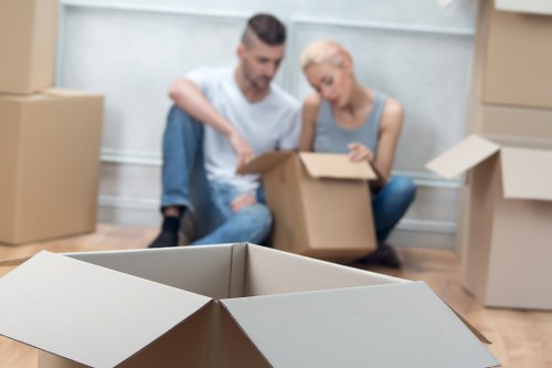 Secure transport and packing inside a moving truck in Westkensington