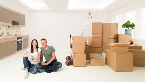 Local team collecting old furniture from a West Kensington property