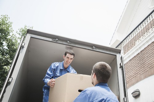 Packing boxes for a West Kensington home move