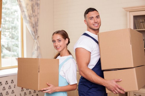 Low-carbon moving van used for sustainable removals